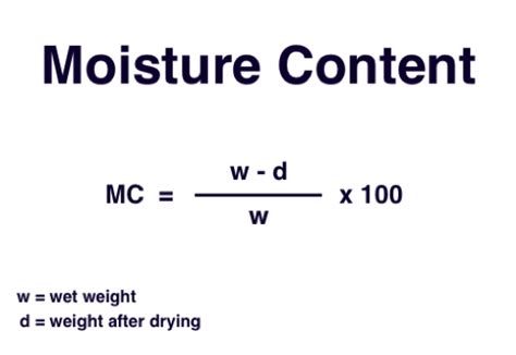 how to check moisture content